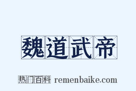 魏道武帝是什么意思的图片